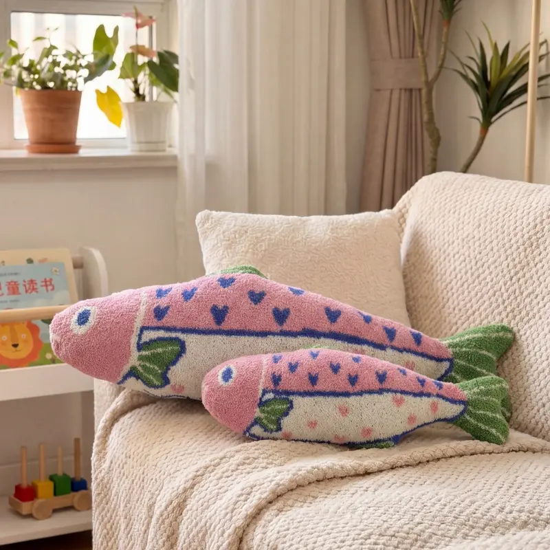 2026New Small Fish Hugging Pillow Series (with Core)