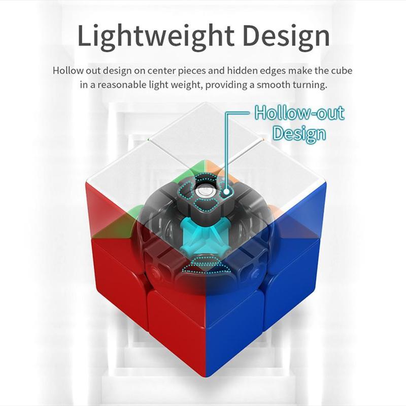 Magnetic Speed Cube, Adjustable Lightweight Digital Cube Puzzle Toys, Speed Cube Puzzle, Portable Brain Teaser Toy, Ideal Gift for Teenagers