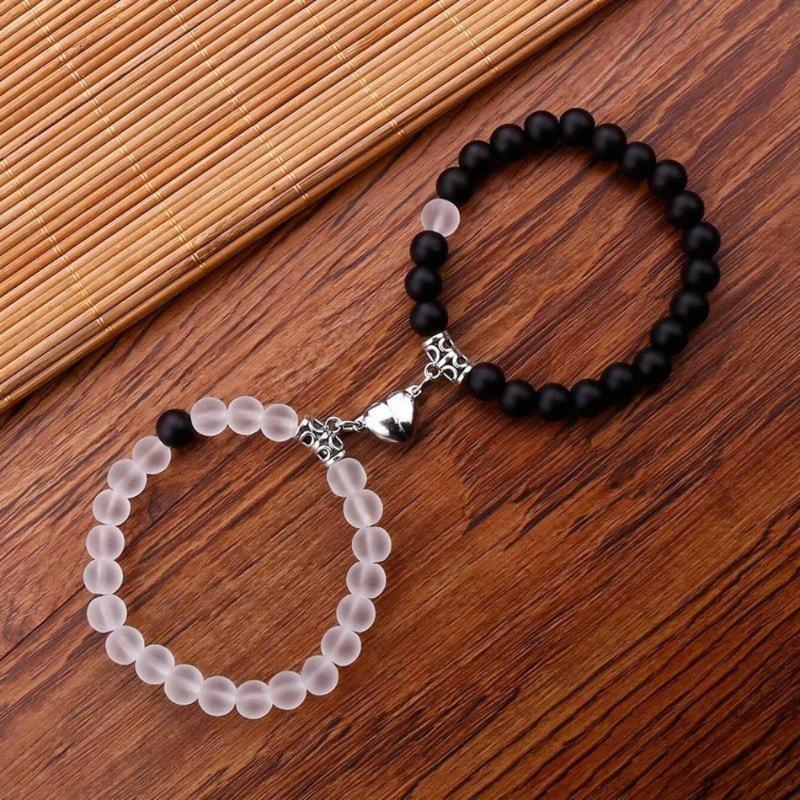 Upgrade Version Couple Love Magnetic Bracelet – Personalized Simple Style Fashionable Valentine’s Gift, TikTokShopBlackFriday Thanksgiving Deal