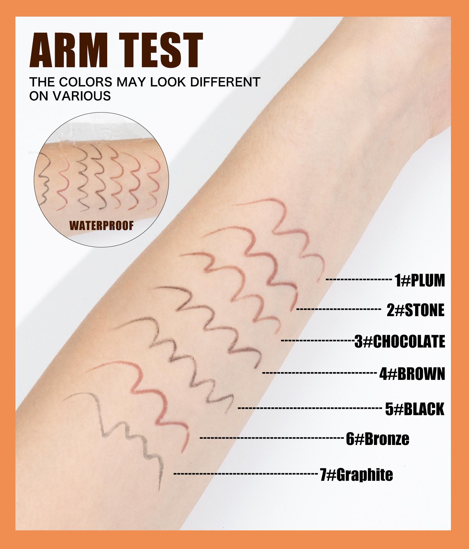 24-hour waterproof eyeliner, retractable eyeliner, smooth eyeliner gel pen