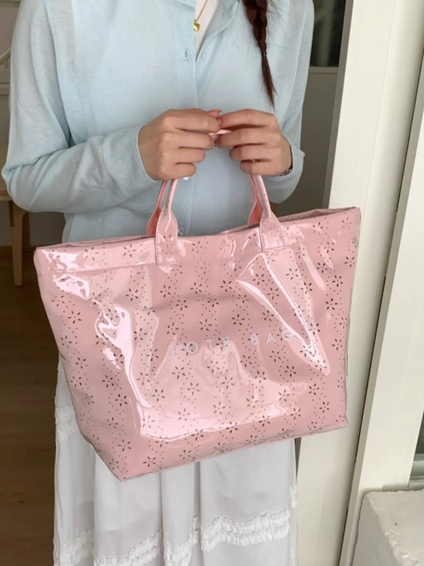 Women's Transparent Jelly Shoulder Bag, Summer Tpu Handbag, Beach Tote, Lightweight Crossbody, Ideal for Vacation & Daily Use