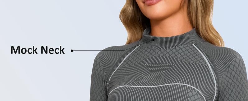 Yousify Womens Thermal Underwear Ski Breathable Warm Base Layer Winter Long Johns Top Bottom Sets for Cold Weather