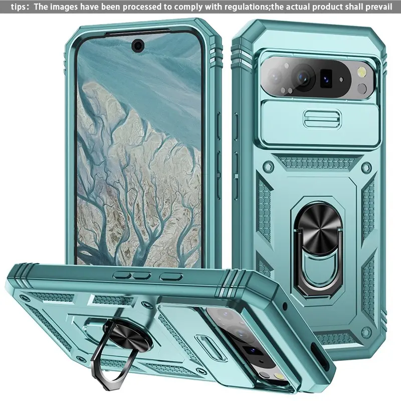 Magnetic Ring Stand Anti-Drop Phone Case for Google Pixel 10, Pixel 10 Pro, Pixel 10 Pro Xl, Durable and Protective Cover