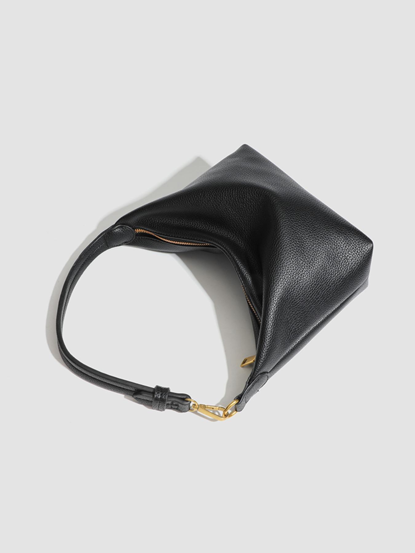 Women's Solid Color Shoulder Bag, Fashionable Large Capacity Crossbody Bag for Daily Used, Casual Trendy Versatile High-quality Daily Commuting Bag, Elegant Commuter Bag