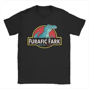 Men Furafic Fark 2 T Shirts Meme Pure Polyester-cotton blend Clothing Unique Short Sleeve Crewneck Tees Plus Size T-Shirts