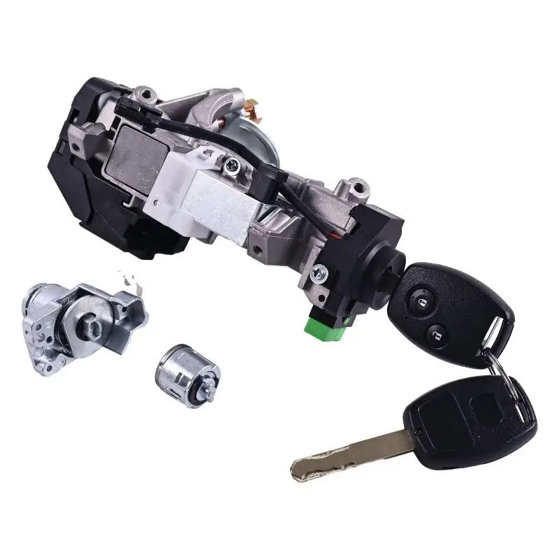 FridayParts Ignition Key Switches & Door Lock Cylinder Set, Part 06350-SWN-011 for Honda CR-V 2007-2011, Lock Set