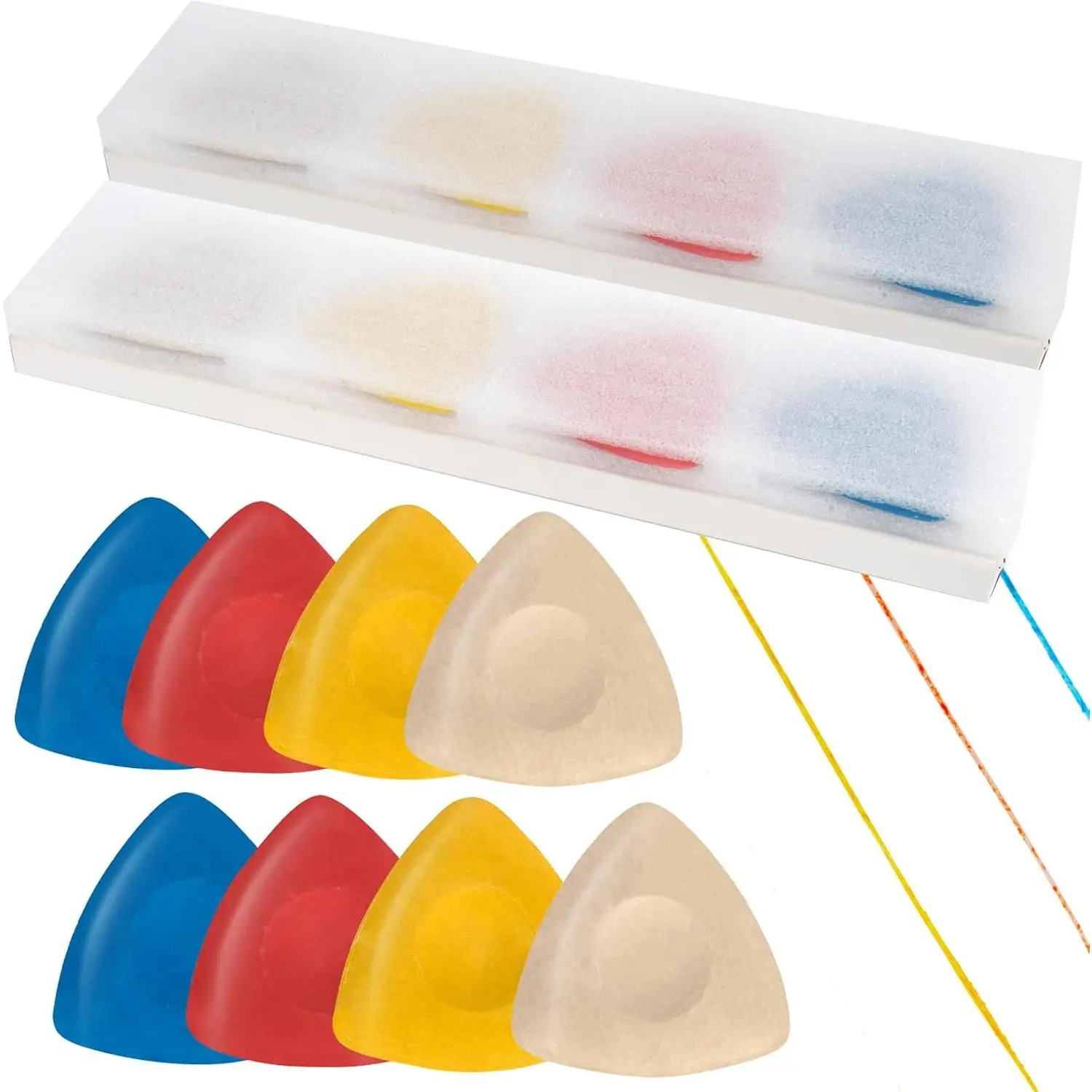 4 Tailors Chalk Smooth & Thick - Tailor's Fabric Sewing Chalk Washable 4 Colors Marking Pencils Pens Fabric Markers Quilting Supplies Notions Tools Tiza Para Costura Brightly Colored