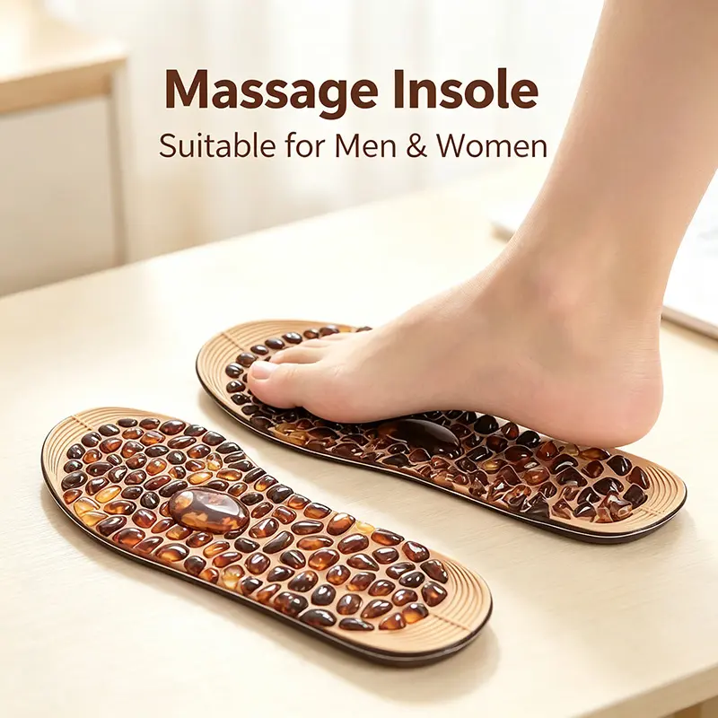 Comfortable Foot Massage Shock Absorption Anti-Pressure Men Women Insole