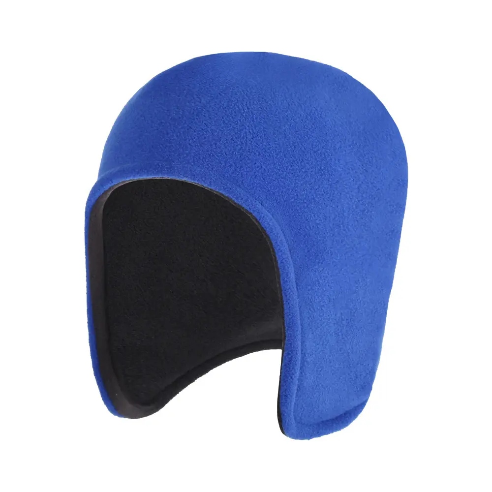 Unisex 1pc Layered Polyester Fleece Beanie with Guitar Print & Earmuffs, Soft Warm Outdoor Sports Hat for Winter Cycling, Camping, Sports & Outdoor Accessories