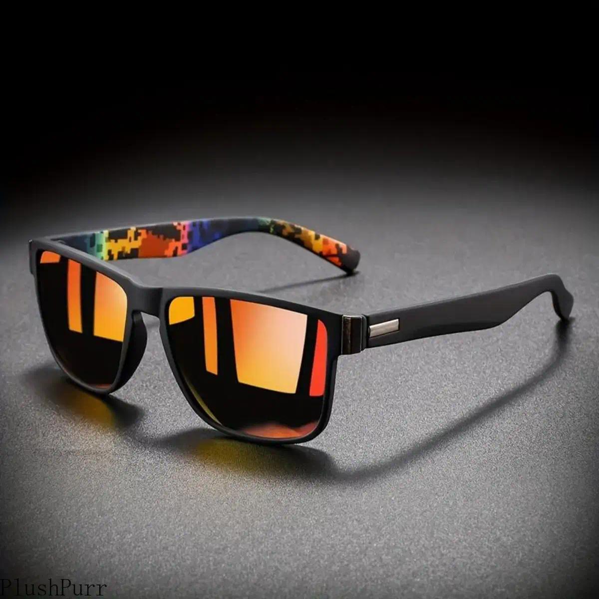 3-Pack Polarized Sunglasses for Men Women Vintage Square Unisex UV400 Sun Shades Trendy Classic Retro Style Eyewear for Driving Fishing Beach Travel Everyday Wear