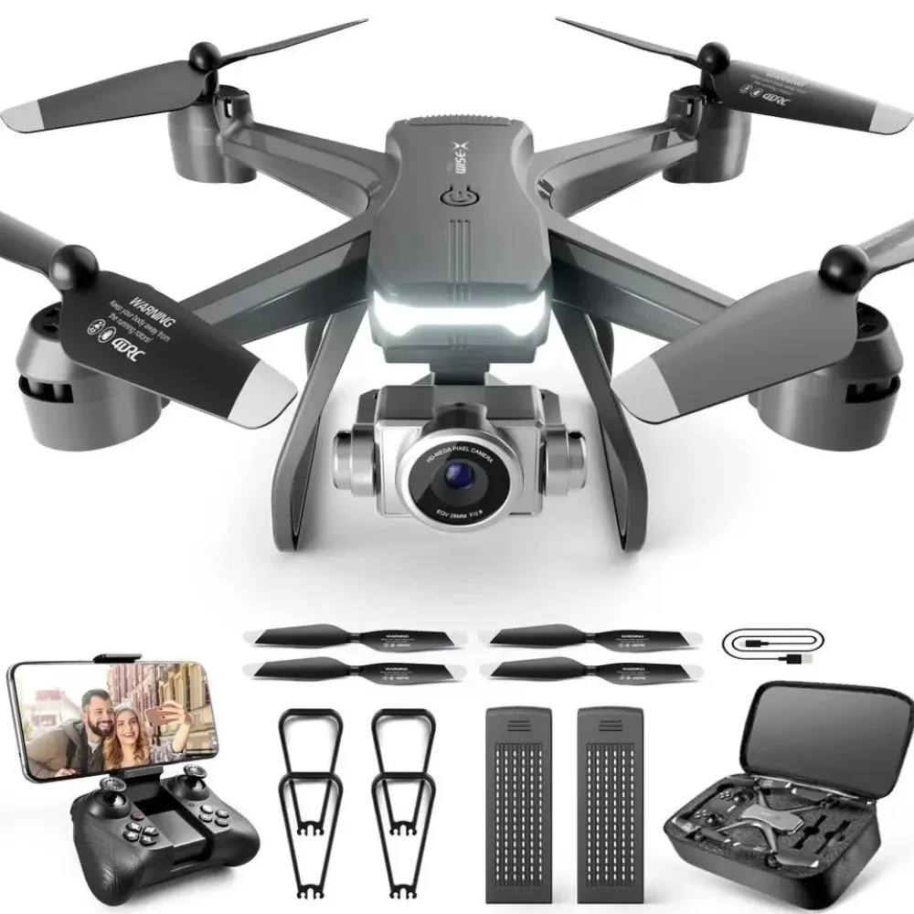 2026 V14 Professional Drone 6K HD Dual Camera Wifi FPV Portable RC Quadcopter 2 BATTERY,Drones suitable for adults/beginners.Logistics is randomly sent by UPS/UNI/USPS/.GOFO