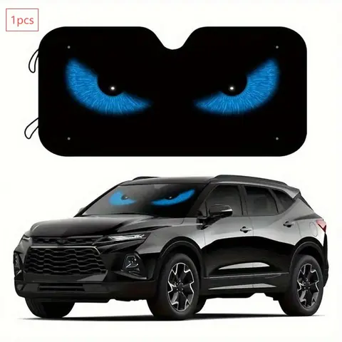 Cartoon Folding Car Sunshade, Sun Shade For Car Windshield, Summer Fun Car Accessories, Keeps Car Cool, UV Protection, Easy Installation, SUV Vehicle Sunshade, Fits Most Cars and Small Suvs, Car Sun Shades