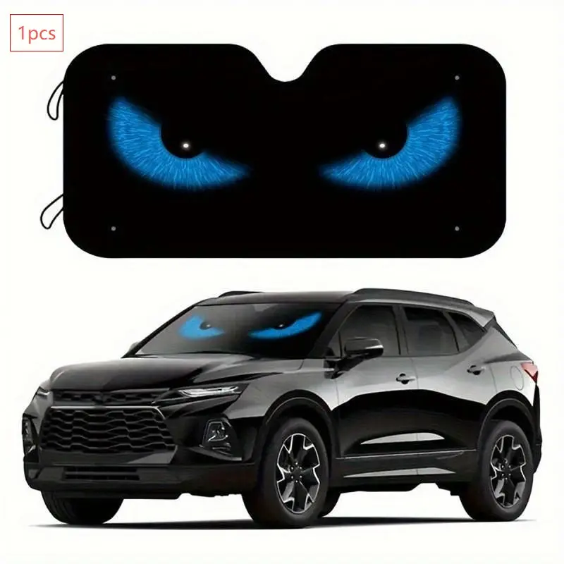 Cartoon Folding Car Sunshade, Sun Shade For Car Windshield, Summer Fun Car Accessories, Keeps Car Cool, UV Protection, Easy Installation, SUV Vehicle Sunshade, Fits Most Cars and Small Suvs, Car Sun Shades