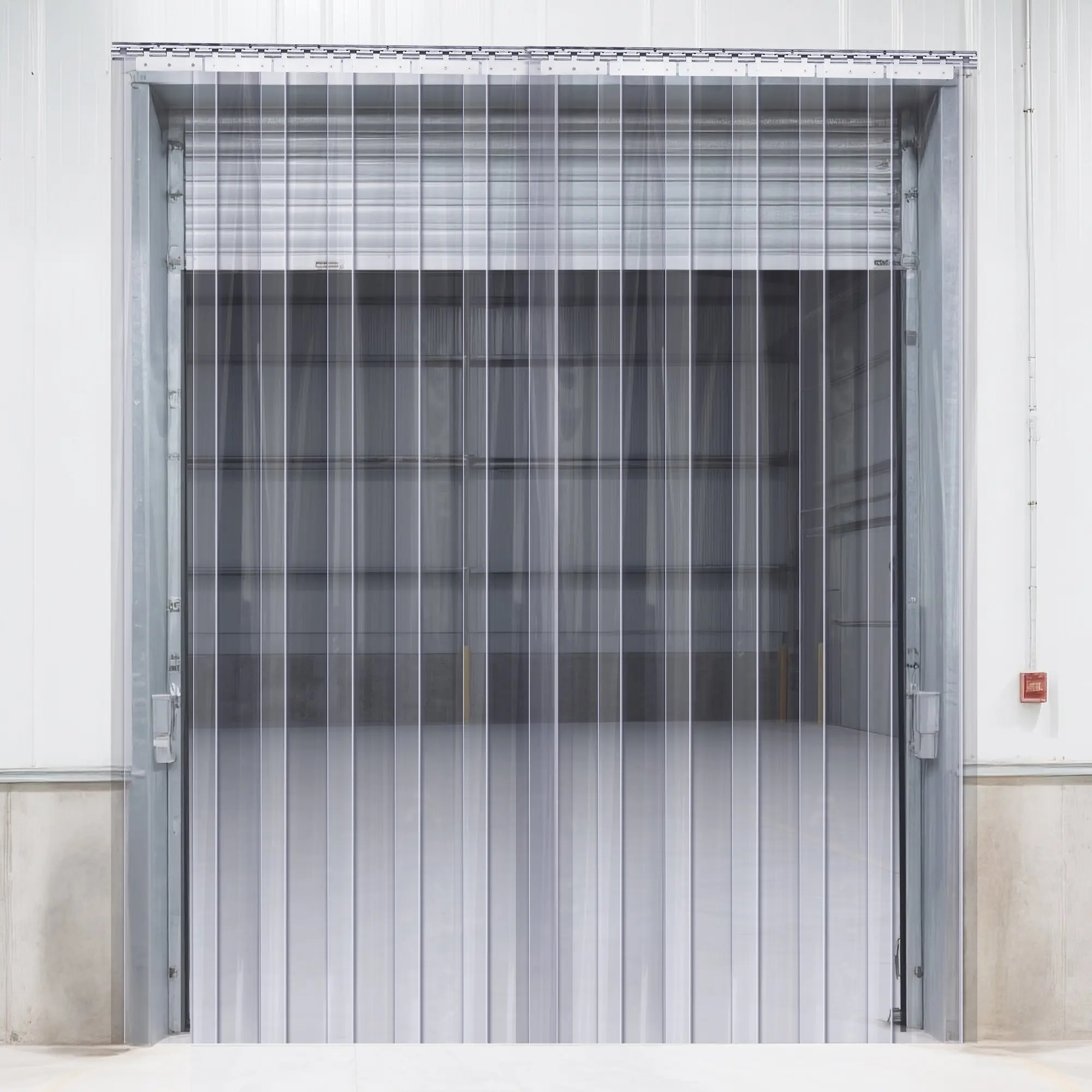 【Summerfinds】VEVOR Strip Curtain, 84" Height x 38" Width, 0.08" Thickness, 6PCS Clear PVC Strip Door Curtain, Freezer Curtain, Plastic Door Strips for Walk in Freezers, Coolers & Warehouse Doors, with 50% Overlap