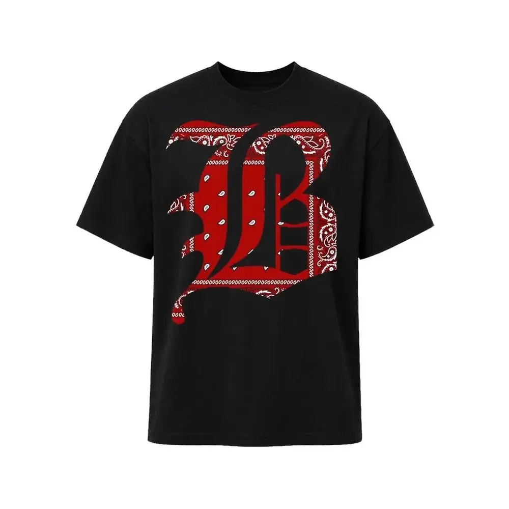 Graphic Tee T Shirt Oversized Cotton Graphic Tee Chicano Bandana Lettering Lowrider Streetwear Casual Unisex Hoodie Sweatshirt T Shirt for Men Women Loose Top