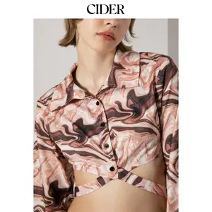 Cider Tie Dye Cut Out Shirt SummerFinds