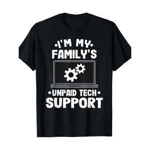 I Am Free Technical Support from My Family, Funny Computer Engineer T-shirt
