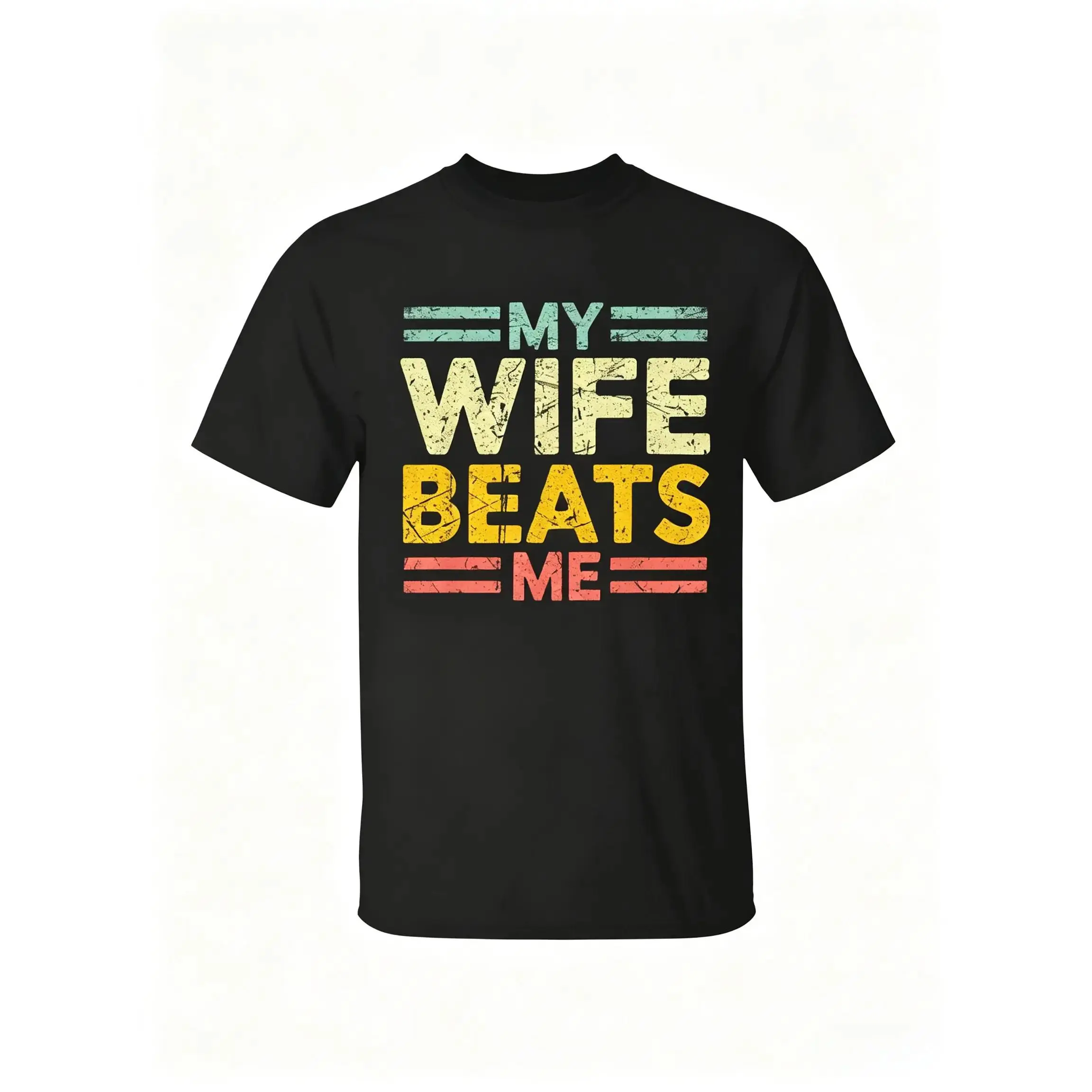 My Wife Beats Me Shirt, Funny Couple T-shirt, Funny Gift for Him, Mother's Day Shirt, Unisex Tee Casual Prints