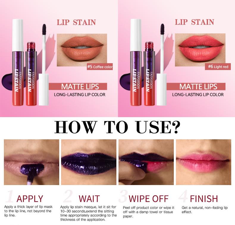 3PCS Orange Red Peel Off Lip Stain Tints for Women, Liquid Lipstick Peel off Lip Stain Long Lasting Waterproof, Longwear Lipstick Peel-off Highly Pigmented Easy Apply Not Faded Smudge-proof