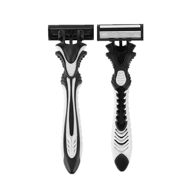 Men's Manual Razor, Manual Shaver, Five-Layer Stainless Steel Blade, Classic Retro Beard Trimmer, Ideal for Daily Home Shaving, Non-Toxic