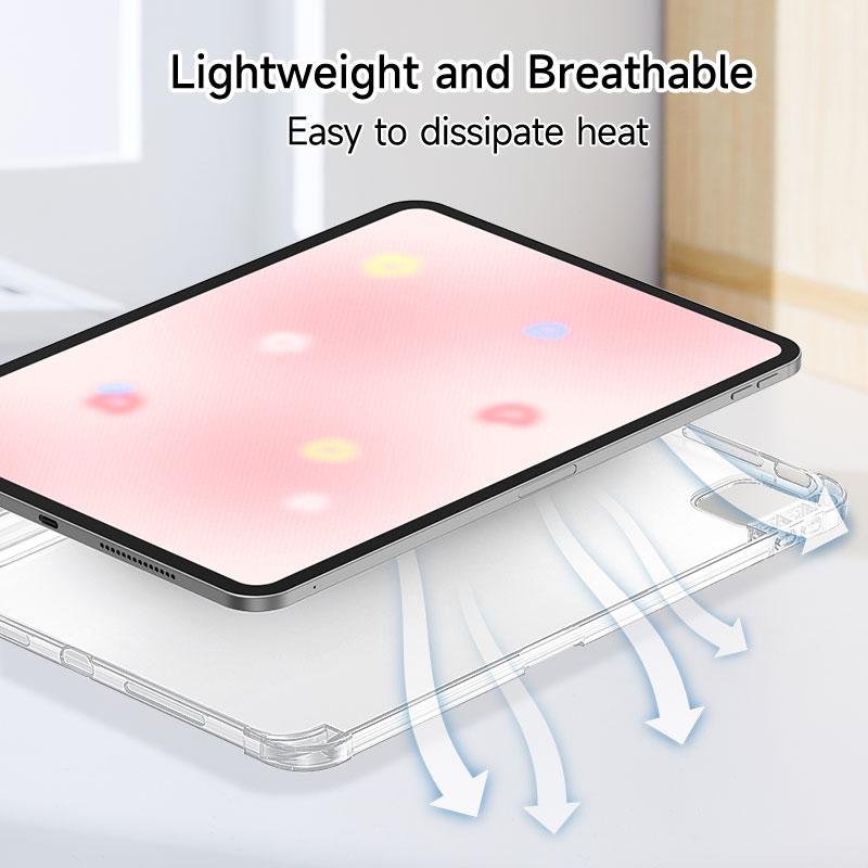 Cute Bow Pattern Tablet Case with Pen Slot, 1 Count Drop and Scratch Resistant Tablet Protective Cover, Tablet Casing, Tablet Accessories Compatible with iPad / Samsung / Huawei / Lenovo / Xiaomi