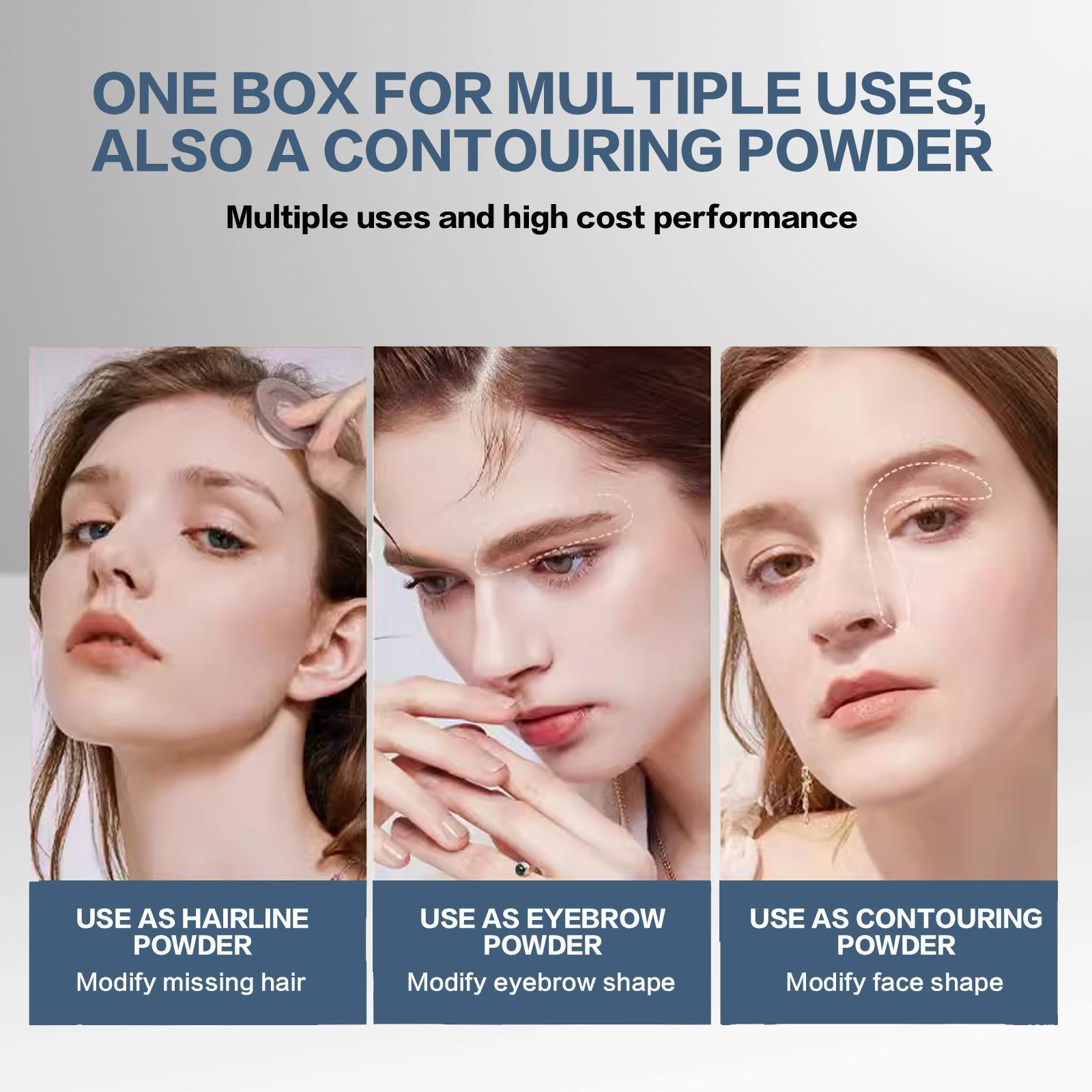 Hairline Powder, Waterproof Hair Shadow Powder, Natural Hair Thickening Ash Blonde Highlights Hairshadowpowder, Professional Hair Styling Product for Men & Women, Makeup, Hair Products, Cosmetic, Hair Color Tools, Haircare