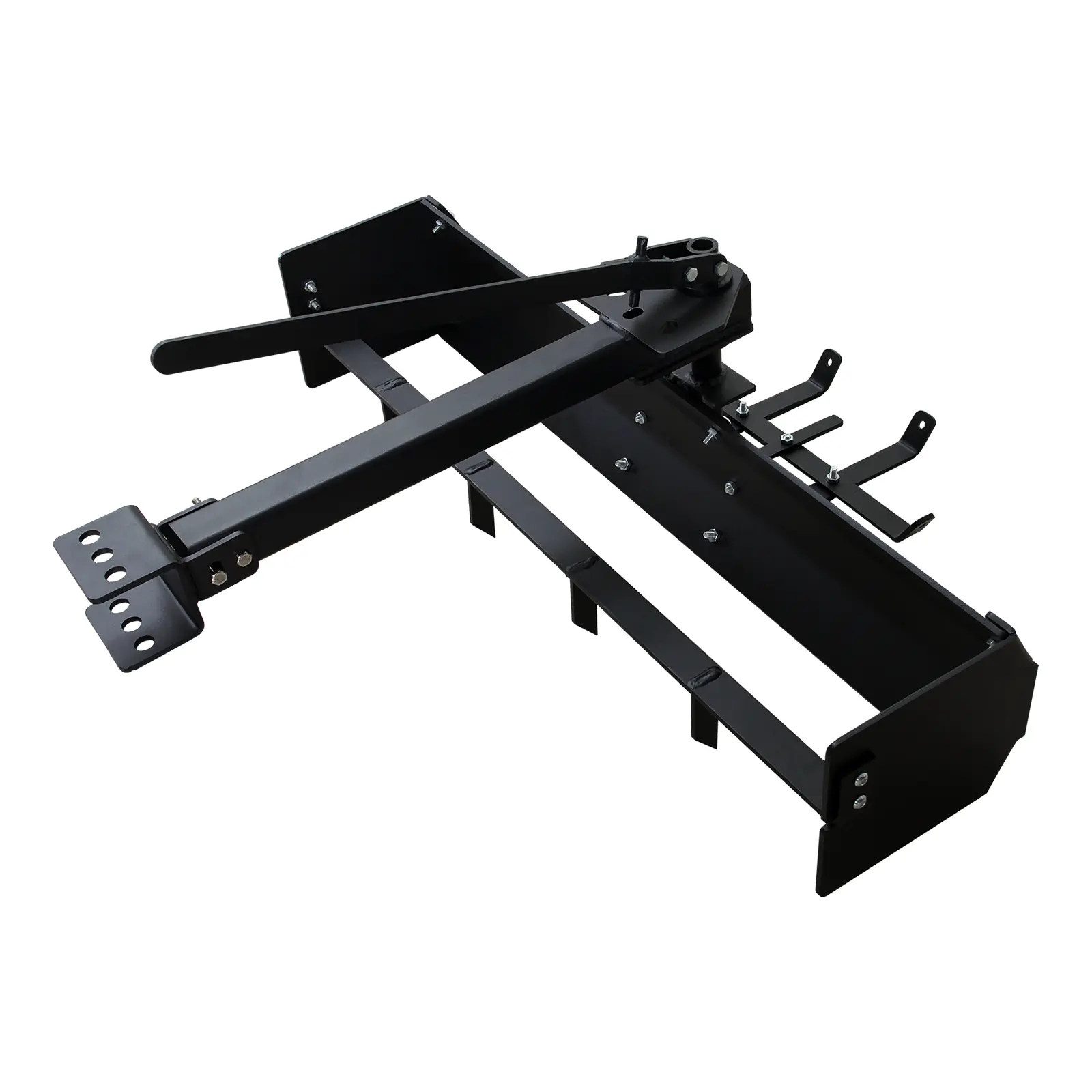 Gaomon 42-Inch Tow-Behind Box Scraper, Built for Durability, Efficient 42-Inch Working Width Farming Tool, Tractor/ATV/UTV Farm Attachment, 30° Adjustable Blade, Weight Tray, Universal Pin Hitch, Rust-Resistant Carbon Steel Grader