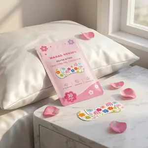 30 Pcs New Nose Contour Stickers, Adjustable Comfortable Nose Tape, Floral Design, Daily Use, Gentle on Skin, Unisex Gift