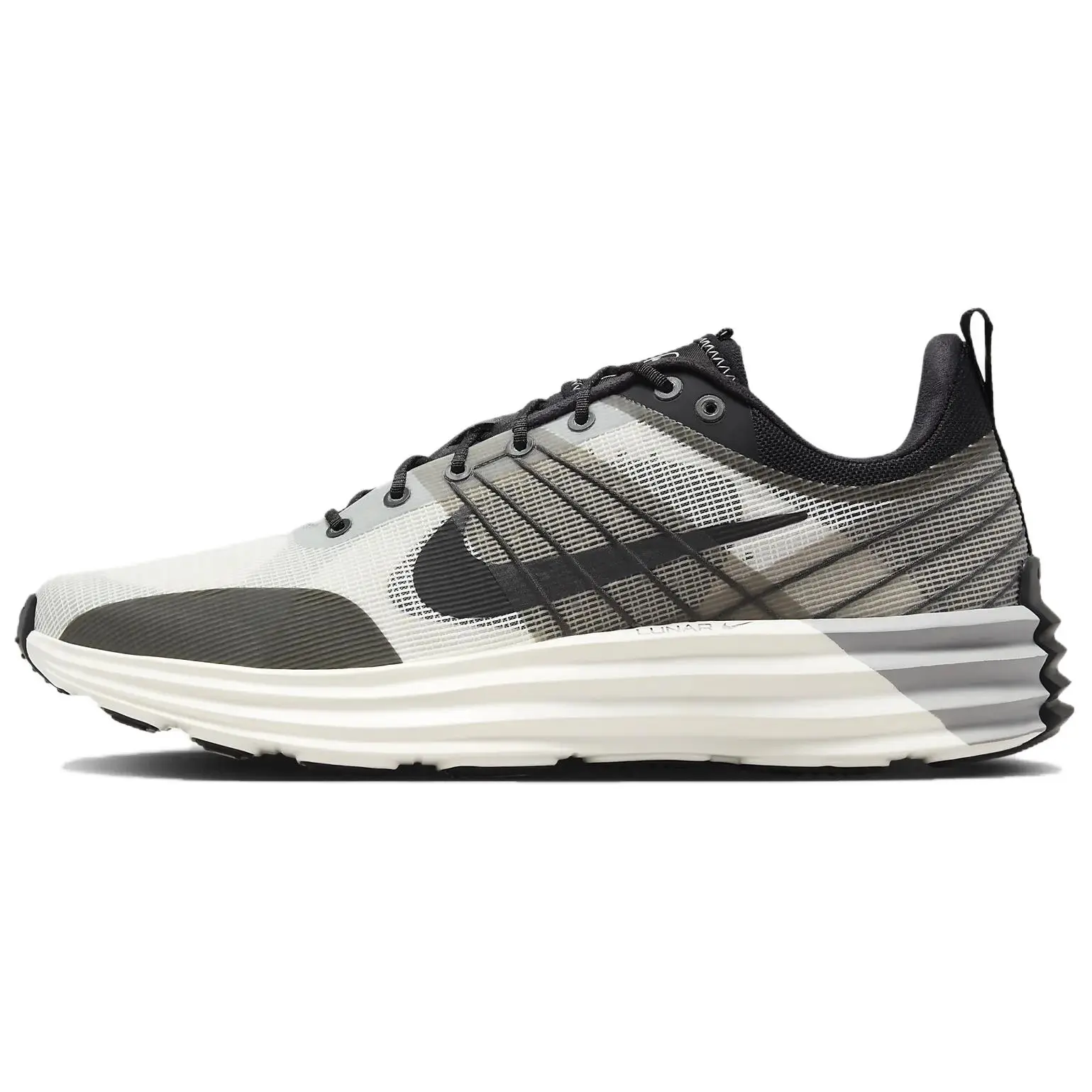 Nike Lunar Roam Men's Low-Top Lifestyle Athletic Sneakers - White Durable Breathable Footwear, House White Official Walking Sports Shoes, Maison Mihara Verifiable with Global Authentication Credentials