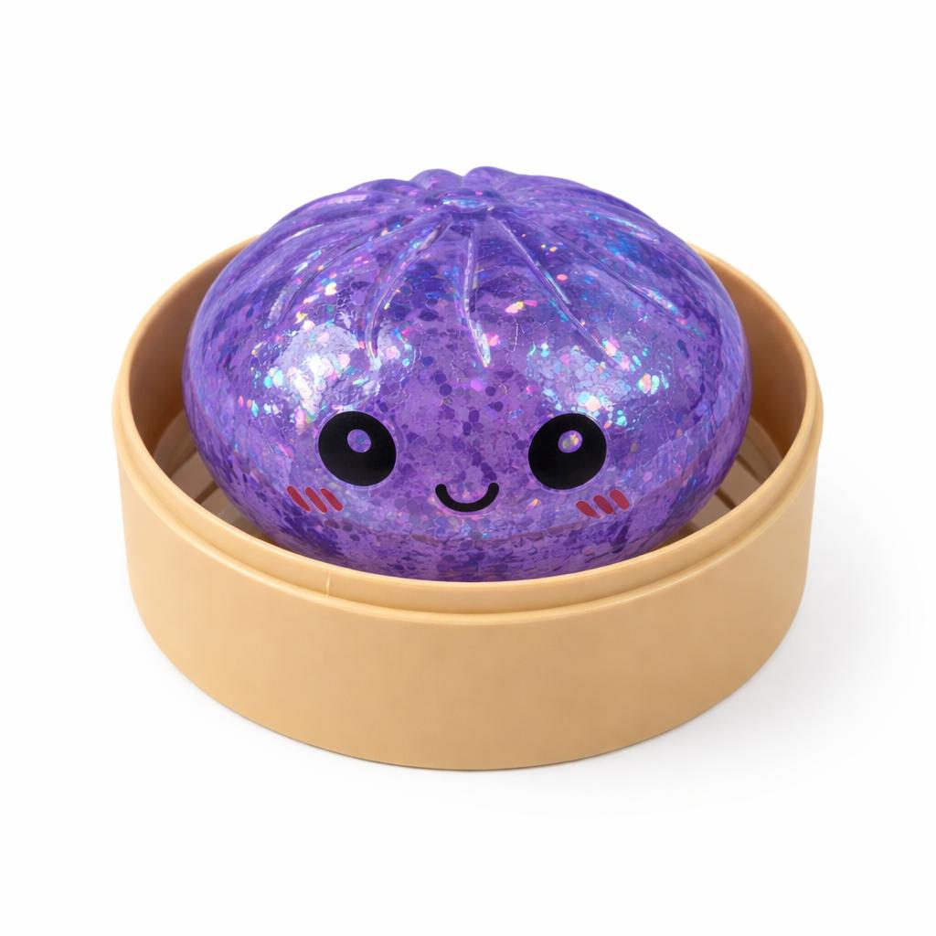 Expressive Big Dumpling Squishy Stress Relief Toy, Soft TPR, Random Style, Valentine & Easter Gift for Kids