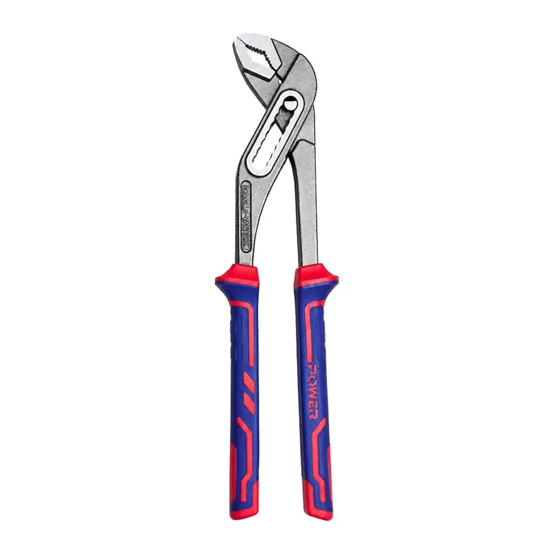 Adjustable Quick Pump Pliers, Large Opening Pipe Clamp, Shock Absorbing Non-Slip Handle, Ideal for Plumbing Repairs and Industrial Use