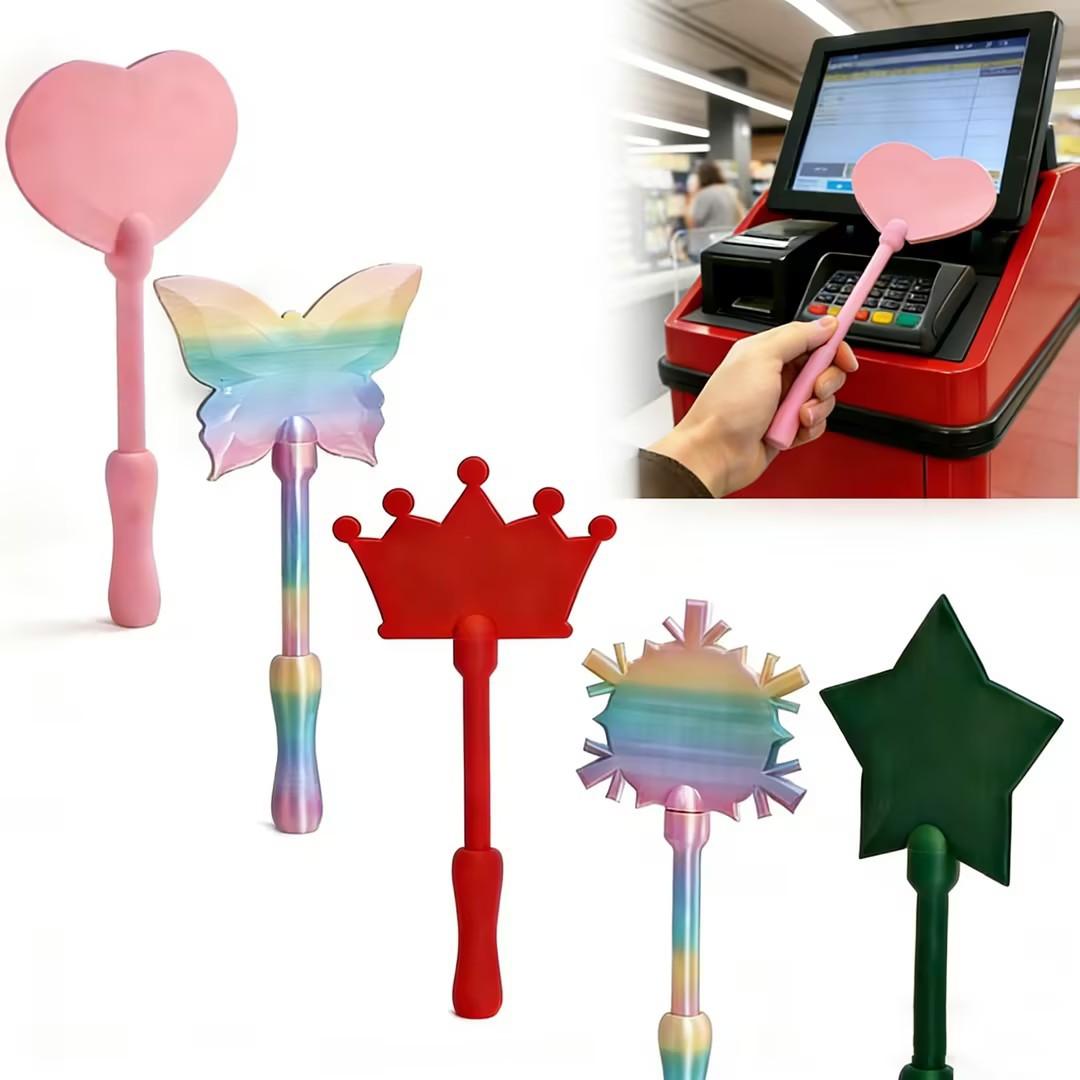 Starlight Magic Wand Tap to Pay Contactless Payment Holder (1PC) Perfect Birthday Gift for Magic Lovers 3D Printed NFC Card Case Aesthetic Fairycore Prop