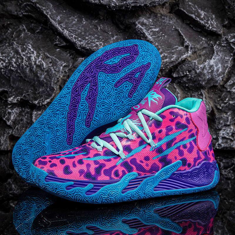 2026 New Model Three-ball Third Generation Basketball Shoes, High-top New Youth Practical Wear-resistant Sports Shoes