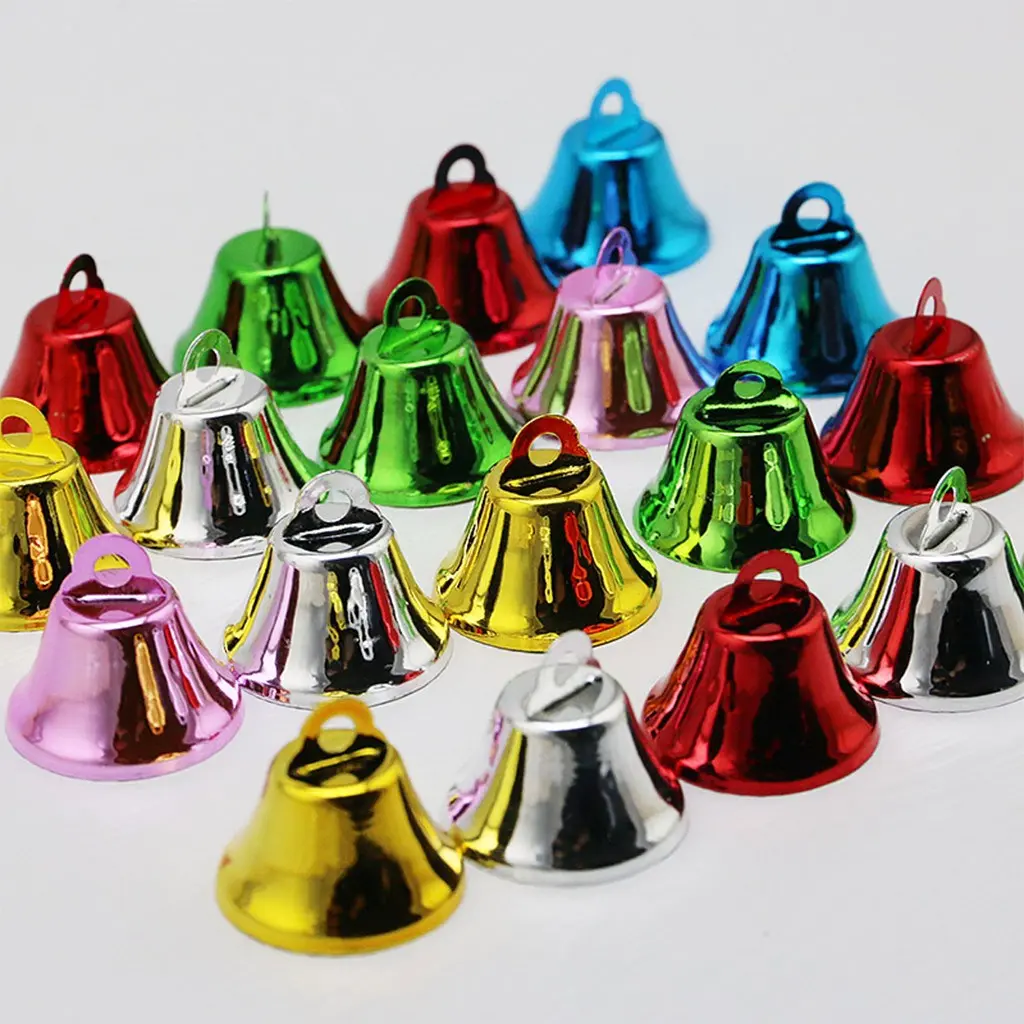 (20 Pieces) Ringing Bell New Year's Christmas Decorations, Christmas Tree Ornament, Room Decoration, Enhance Home Atmosphere