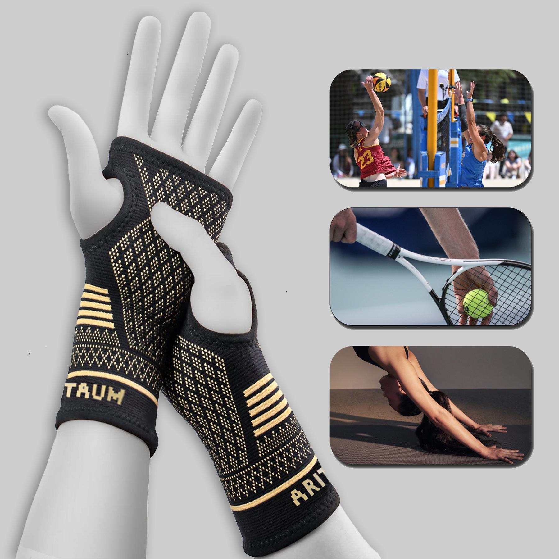 Copper Hand Support with Breathable Compression | Ideal for Workouts & Everyday Use Comfort Copper Compression Hand Support | All-Purpose for Fitness & Daily Activities