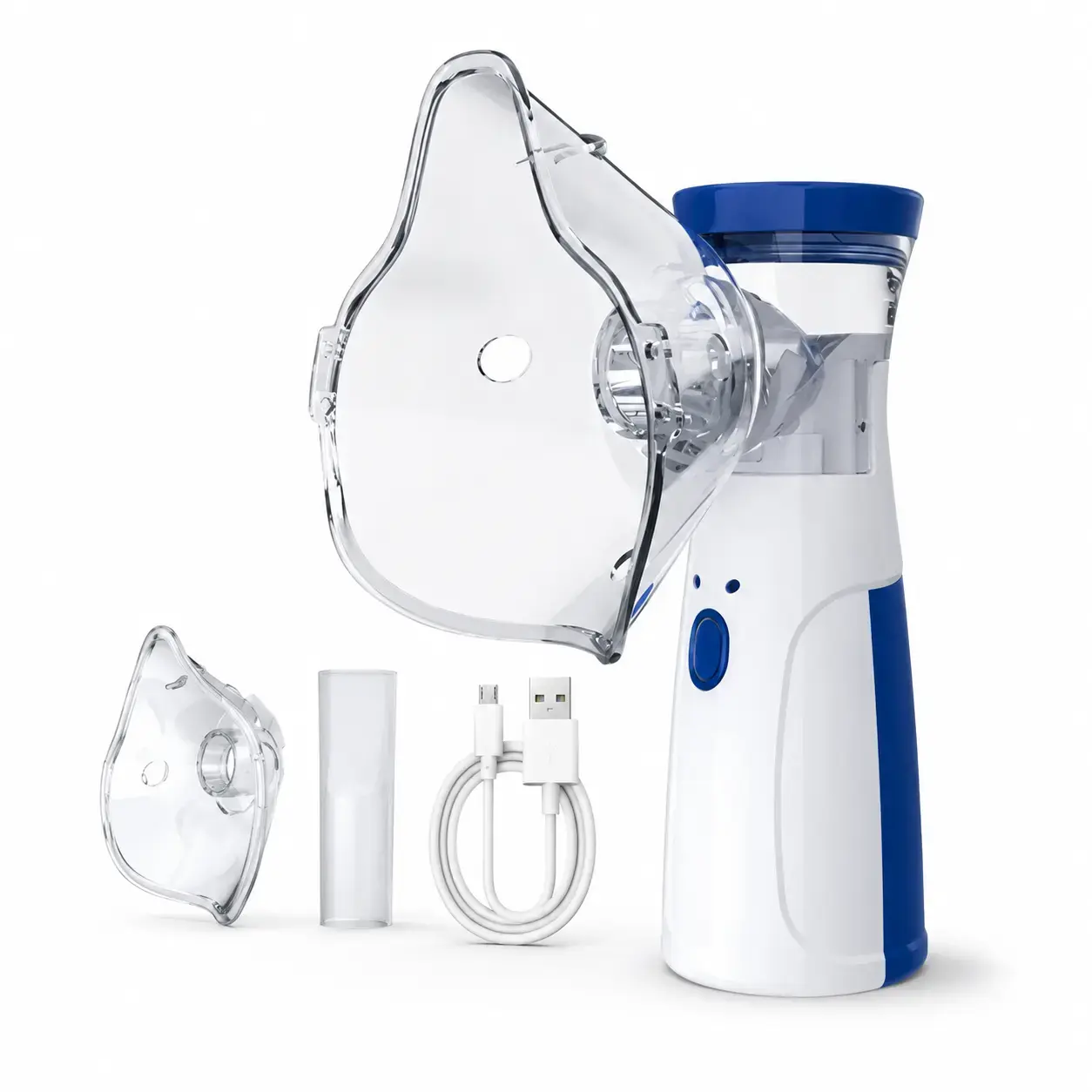 Portable Nebulizer for Adults & Kids Handheld Mesh Design – Ultrasonic Plug-in type. self-cleaning function rechargeable ultrasonic nebulizer rechargeable mesh nebulizer