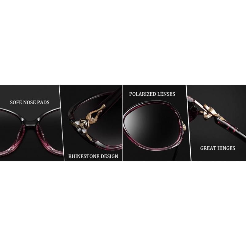 3 Pack Polarized Sunglasses for Women Trendy Oversized Big Sun Glasses Ladies Shades Trendy UV400 Protection Comfortable Wear