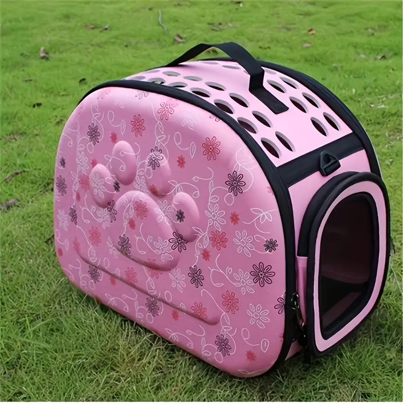A Portable Fresh Air Pet Strap for Small Dogs, Cats, Puppies and Rabbits - Comfortable and Breathable Travel Shoulder Bag