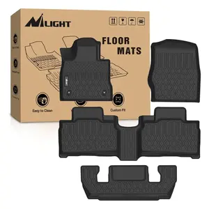 Nilight 2020 2021 2022 2023 2024 2025 Ford Explorer 6 Seats TPE Floor Mats