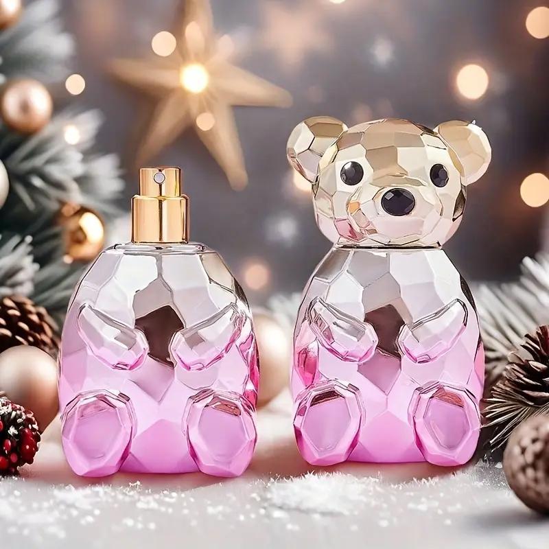 Women's Cute Bear Design Perfume EDP Sprays, 1 Box Elegant Refreshing Fragrance for Women, Trendy Perfume for Party and Daily Life