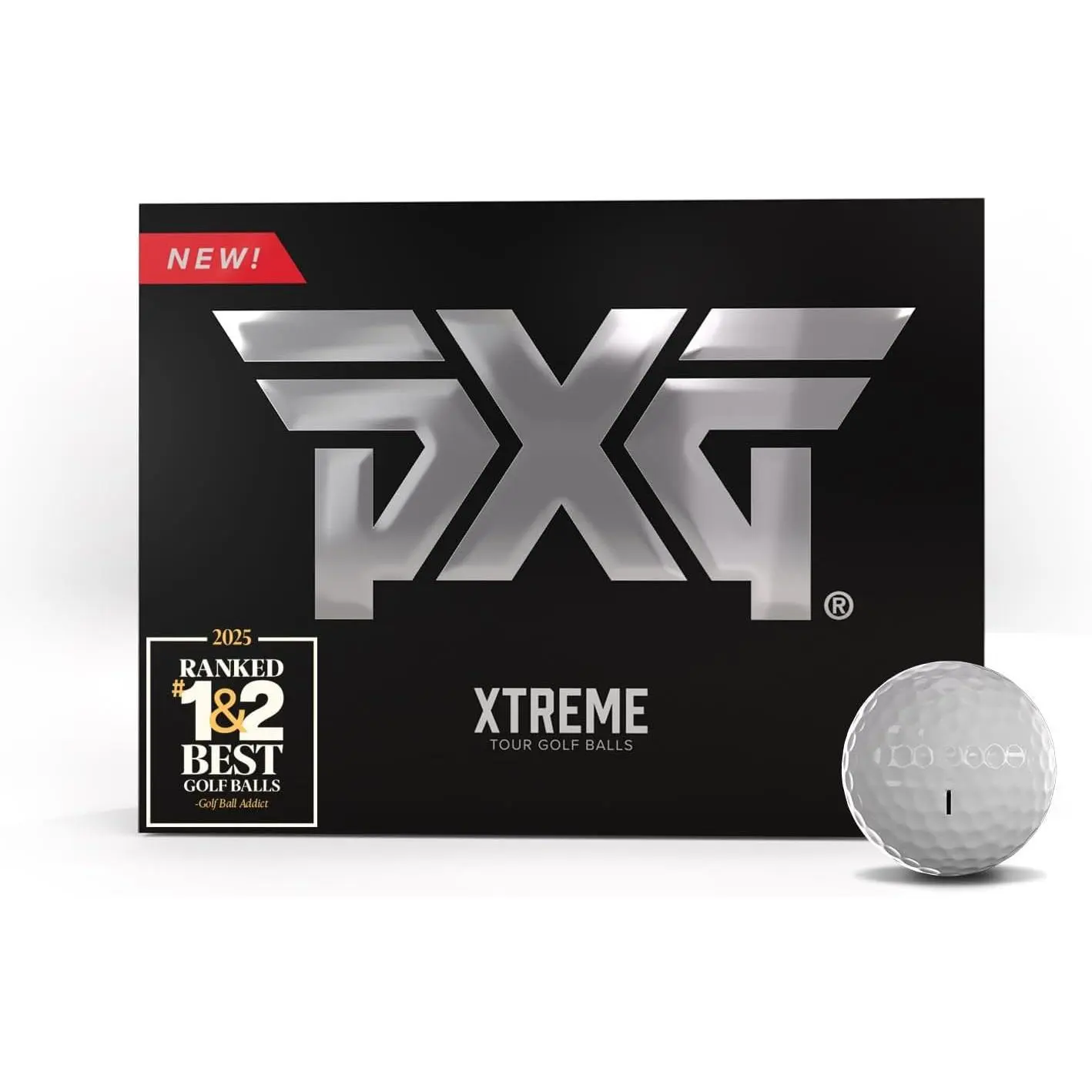 Golf Xtreme Tour Golf Balls for Men, 12 Pack, 4 Sleeves