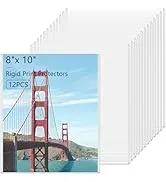 50 Pack No Holes Sheet Protectors 8.5 x 11 Inch Letter Size Page Protectors for Documents, Prints, Top Loading Heavyweight Clear View Plastic Sleeves for Papers, Artworks, Photos