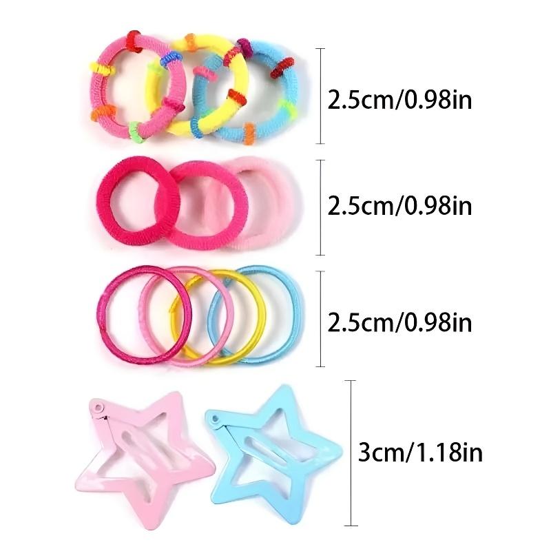 870-Piece Kids Hair Accessory Set, Includes Colorful Hair Bands, Bows, Clips, Ideal for Little Girls' Hairstyles, Party & Festival Use, Hair Accessories Sets