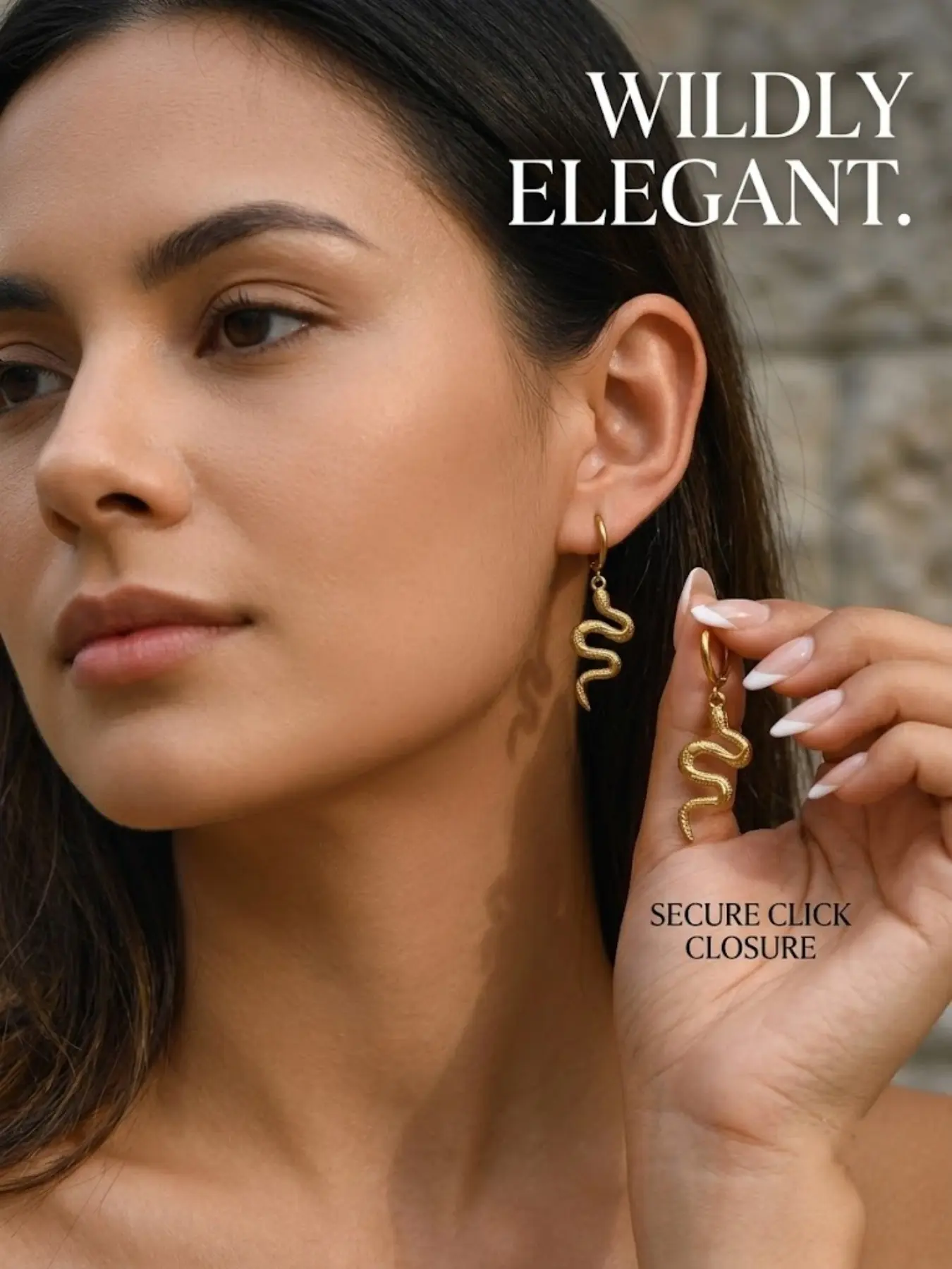 Fashion Snake Pendant Earrings, Unique Snake Design, Perfect for Daily Wear and Holiday Gifts, Ideal Choice for Women