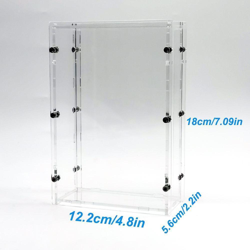 Bob 1/64 Model Car Display Case (without cars in pictures) For Hotwheels Acrylic Transparent High Grade Screw Fixed Display Box