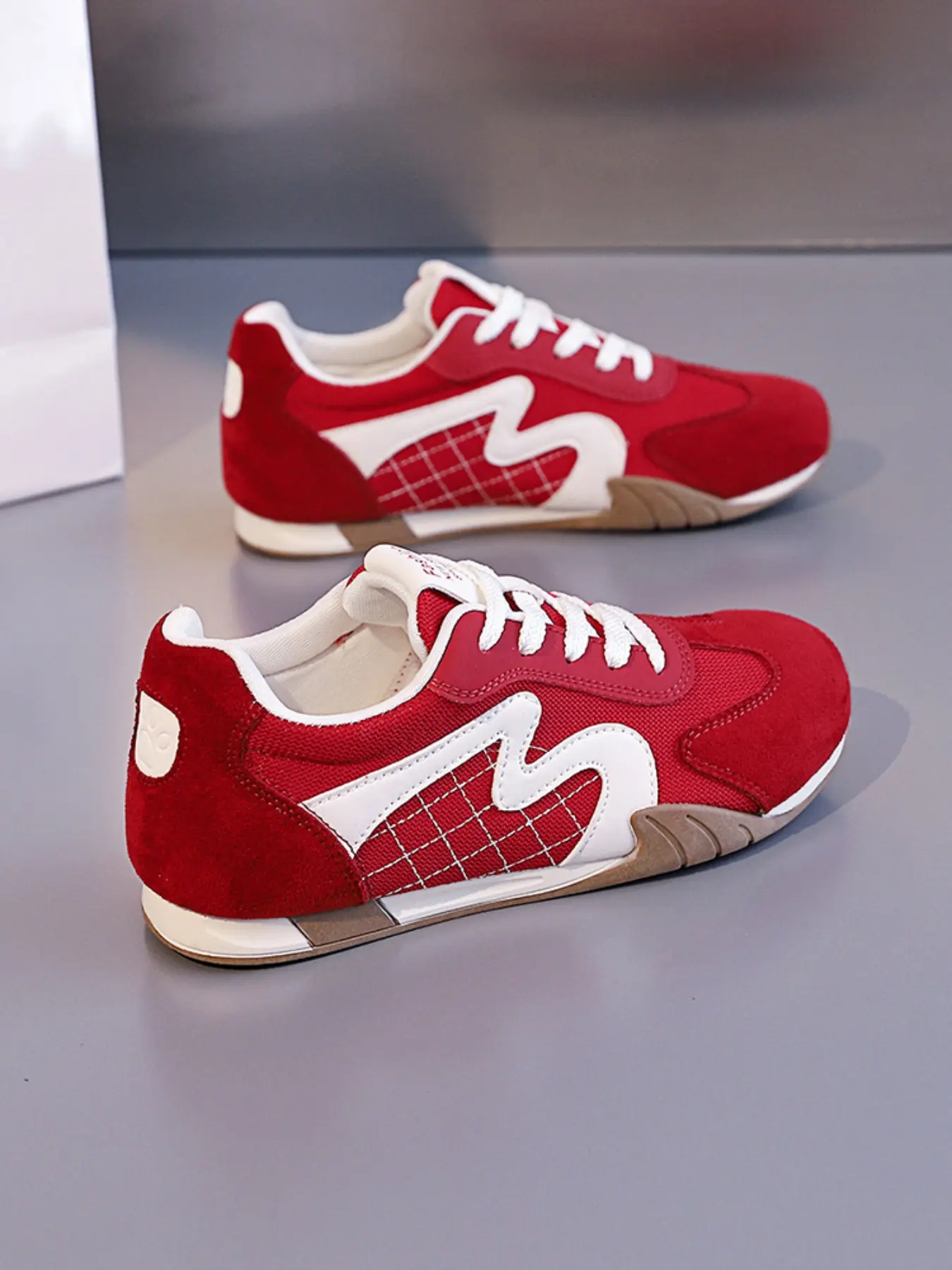 Women's Retro Deconstructed Shoes, Lightweight Soft Sole, Comfortable Breathable, Casual Outdoor Daily Wear, Fashion Trendy Versatile Sports Shoes
