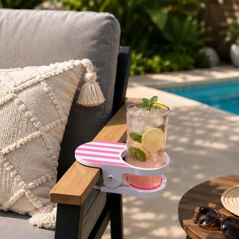 Multifunctional sofa armrest cup holder, beverage cup rack, floating tray coaster, creative cup holder for home and office, water cup stand