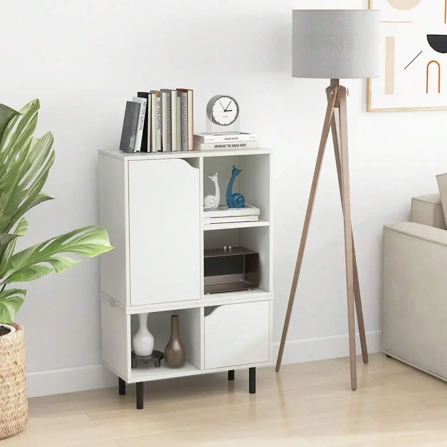 Stackable Bookcase Combination Lattice Cabinet Floor Open Bookshelf Adjustable,organizer,,shoe,rack,kitchen,storage,display,unique,round bookcase,vinyl,,,magnetic,clear,door,cube,home,furniture,,indoor,living,room