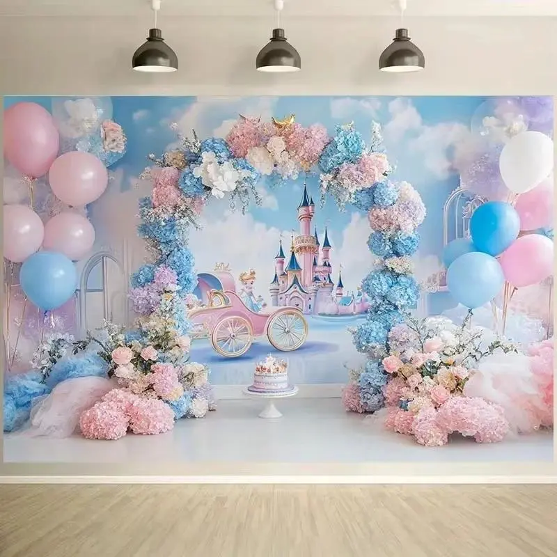 Spring Flower Backdrop Butterfly Backdrop Tapestry Wall Hanging Photography Background Polyester Floral Garden Wedding Baby Shower Birthday Studio Event Indoor Outdoor Props