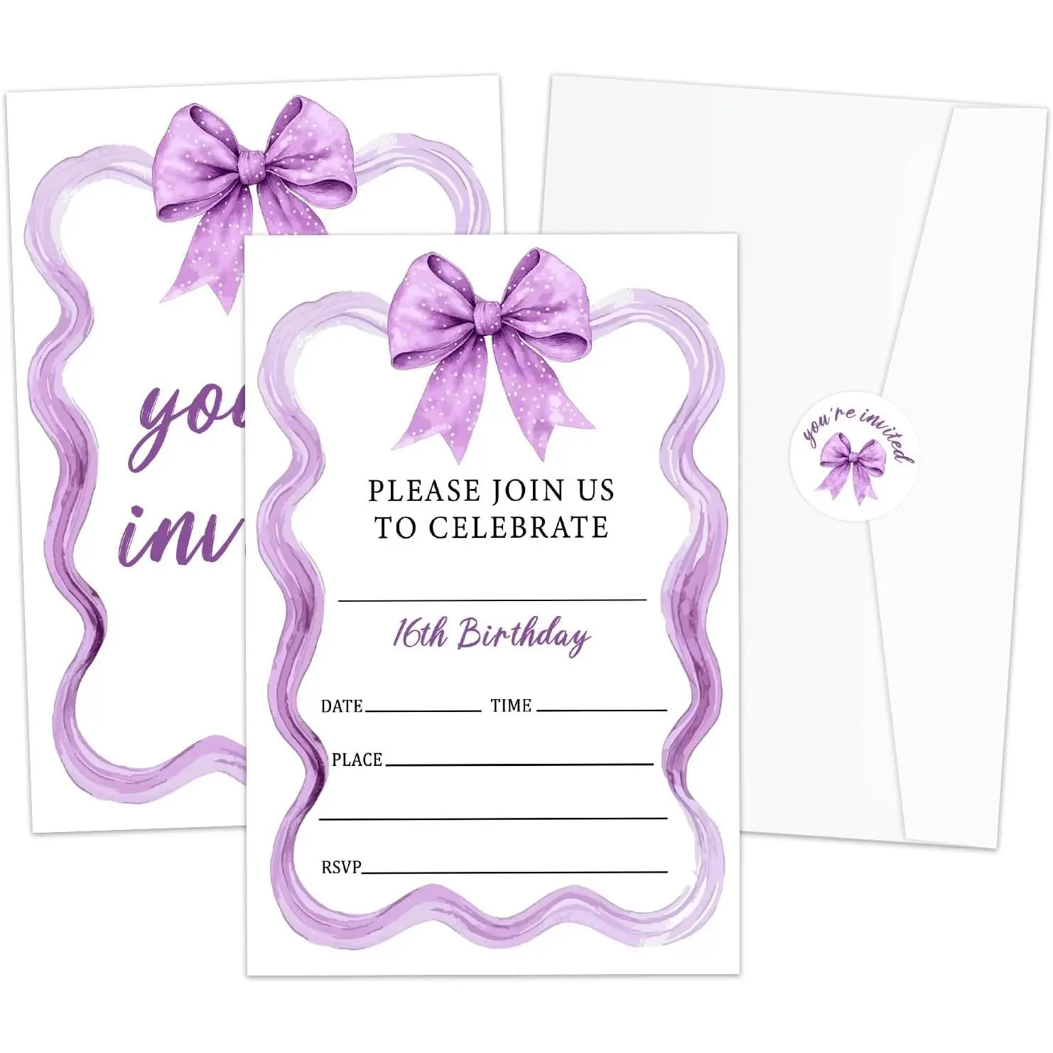 Jungle Safari Birthday Invitations, Calling  Party  Invites Cards with Envelopes and Sticker (20 Pack), Jungle Birthday Party Decorations Supplies /05